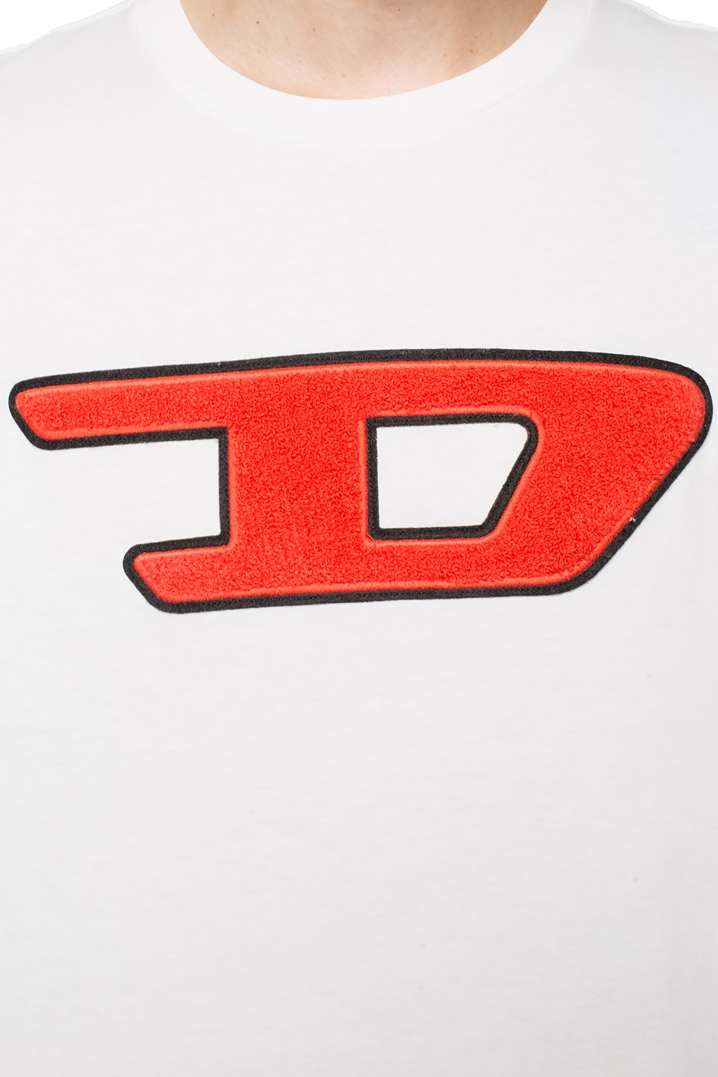 Diesel Logo-embroidered T-shirt | Men's Clothing | Vitkac